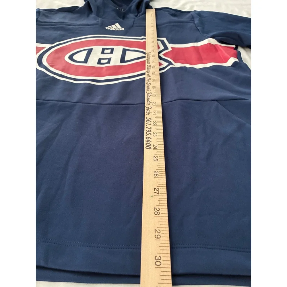 Men's XL NWOT‎ Montreal Canadiens adidas Navy Reverse Retro Pullover Hoodi